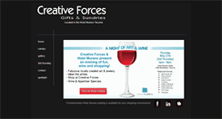 Desktop Screenshot of creativeforcesgallery.com